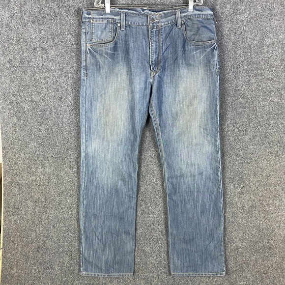 Levi's Other - Levi's Jeans Men's 40x32 Denim 514 Series Distressed Cotton Blend Adults Blue